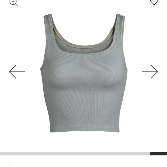 SKIMS - cotton rib tank - mineral green - Picture 2 of 4